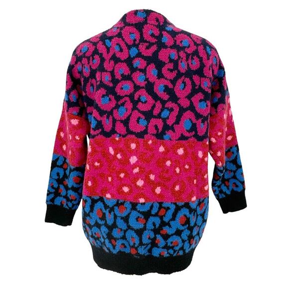 FARM RIO Mixed Leopard Cardigan S - Picture 2 of 10